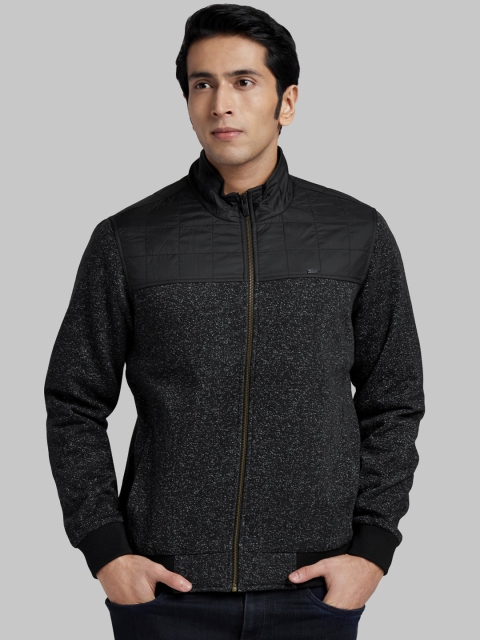 

Parx Men Black Colourblocked Bomber