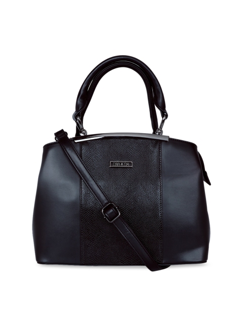 

ESBEDA Black Solid Handheld Bag
