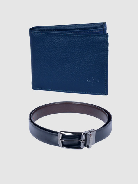 

Krosshorn Men Blue & Black Accessory Gift Set