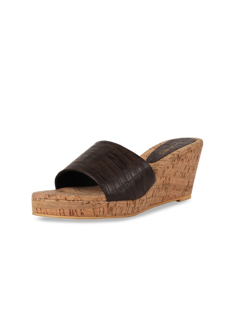 

Tao Paris Women Brown Solid Wedges