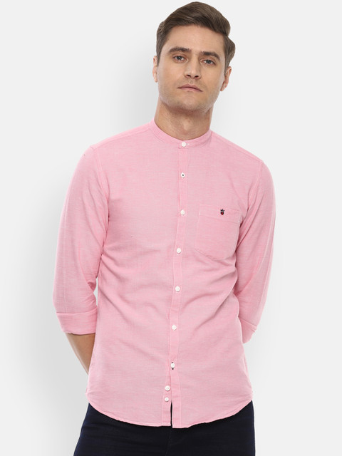 

Louis Philippe Sport Men Pink Slim Fit Solid Casual Shirt