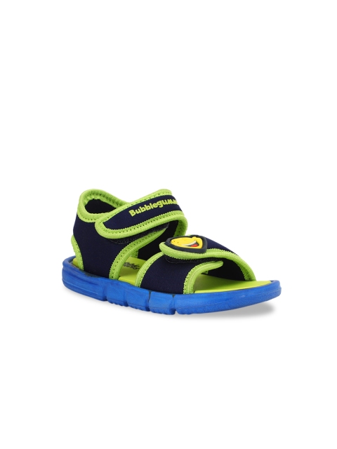 

Bubblegummers Boys Blue & Green Sports Sandals