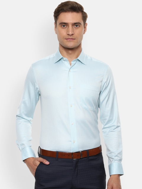 

Louis Philippe Gods & Kings Men Blue Regular Fit Printed Formal Shirt