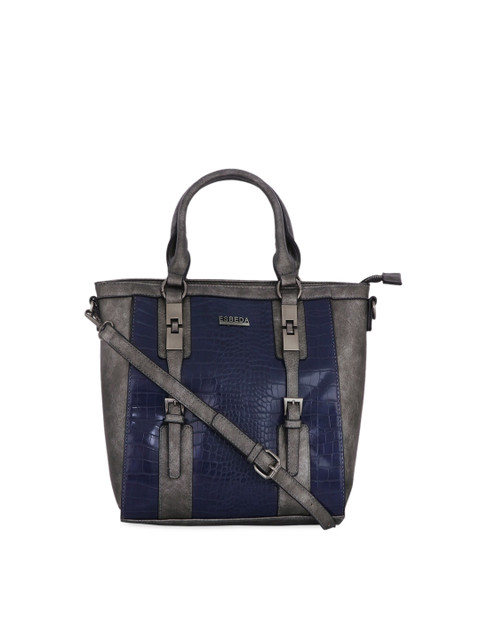 

ESBEDA Blue Colourblocked Handheld Bag
