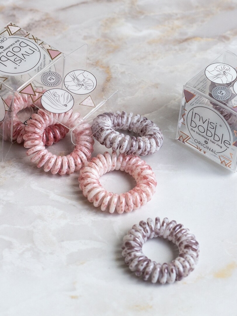 

invisibobble Marblelous Original Pinkerbell the traceless Hair Ring, Pink