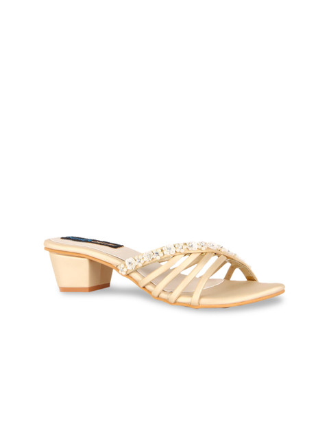 

Kraft Cellar Women Cream-Coloured Embellished Heels