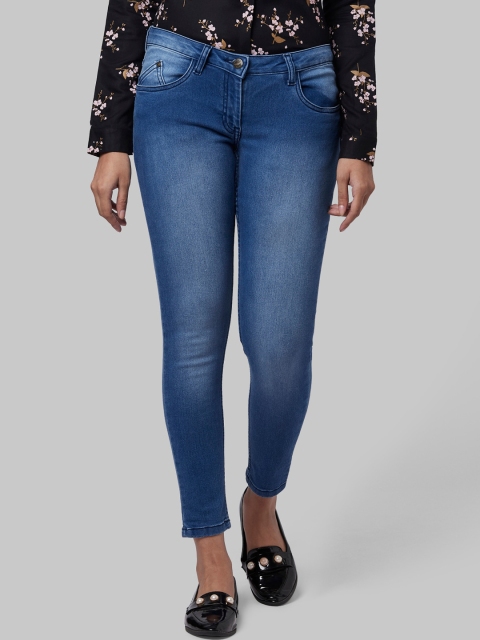 

Park Avenue Woman Women Blue Regular Fit Mid-Rise Clean Look Jeans