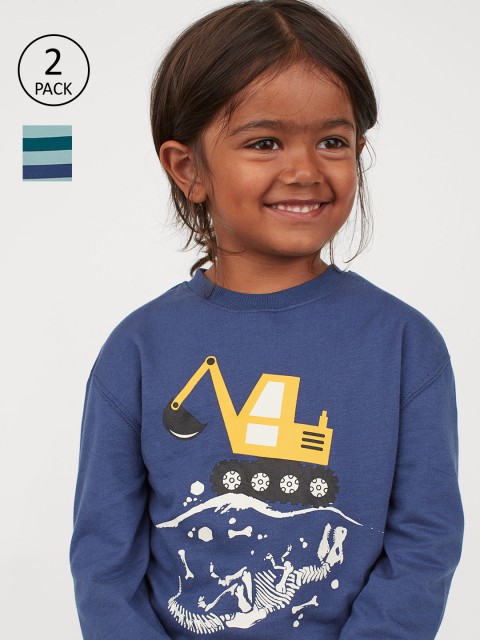 

H&M Boys 2-Pack Sweatshirts, Multi