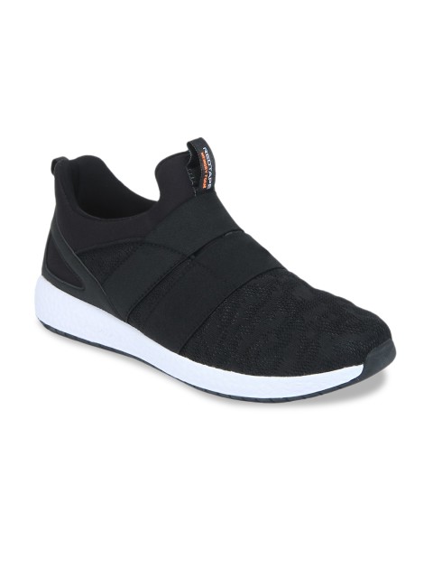 

Red Tape Men Black Textile Walking Shoes