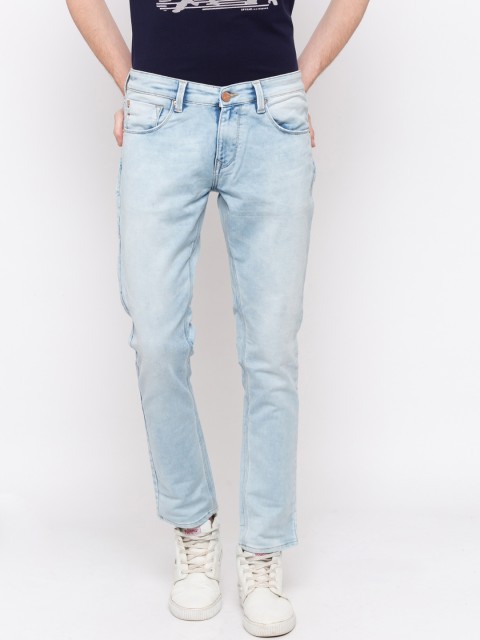 

SPYKAR Men Blue Super Skinny Fit Mid-Rise Clean Look Jeans