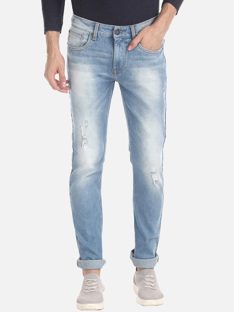 

Cherokee Men Blue Slim Fit Low-Rise Mildly Distressed Jeans