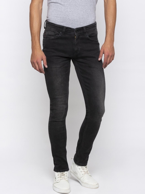 

SPYKAR Men Black Skinny Fit Mid-Rise Clean Look Jeans