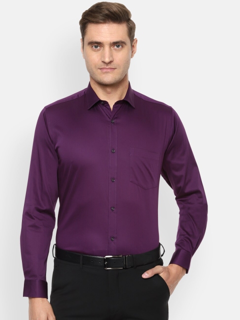 

Van Heusen Men Purple Regular Fit Solid Formal Shirt