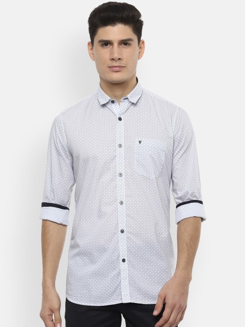 

Van Heusen Sport Men White Regular Fit Printed Casual Shirt