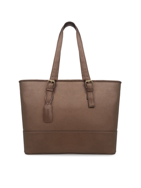 

Toteteca Bronze-Toned Solid Tote Bag