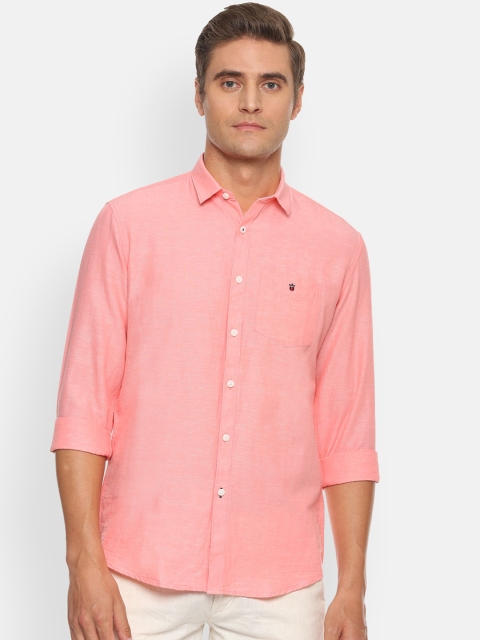 

Louis Philippe Sport Men Peach Slim Fit Solid Casual Shirt