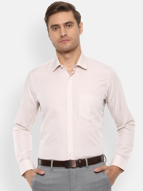 

Van Heusen Men Beige Slim Fit Ditsy Print Formal Shirt