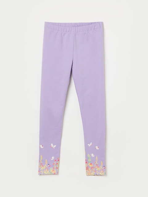 

Fame Forever by Lifestyle Girls Purple Printed Ankle-Length Leggings