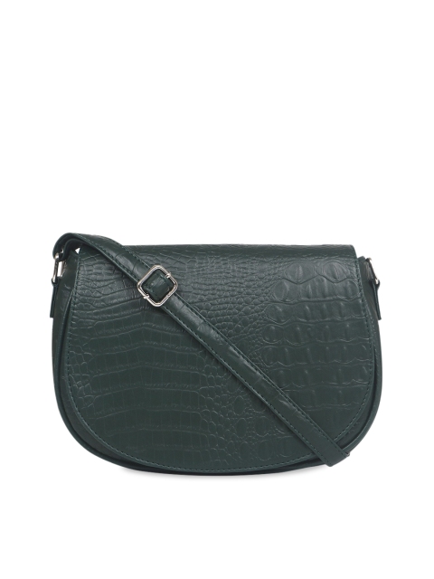 

Toteteca Green Textured Sling Bag