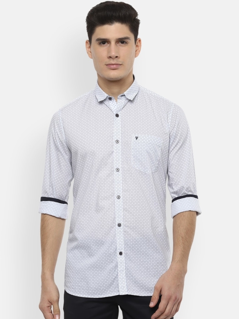 

Van Heusen Sport Men White Regular Fit Printed Casual Shirt
