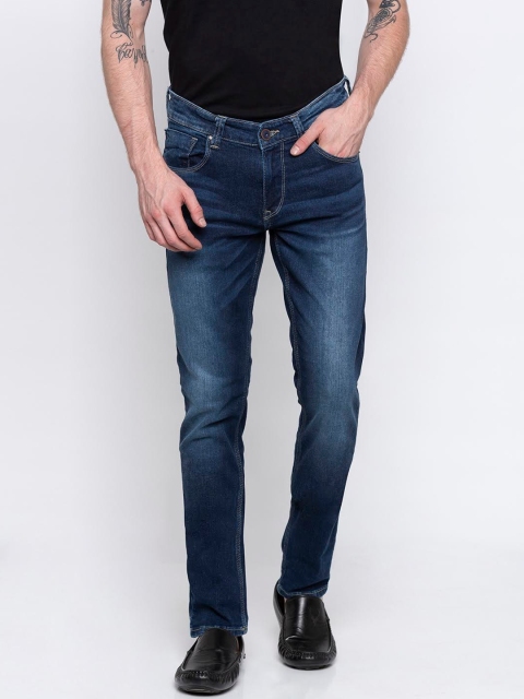 

SPYKAR Men Navy Blue Skinny Fit Mid-Rise Clean Look Jeans