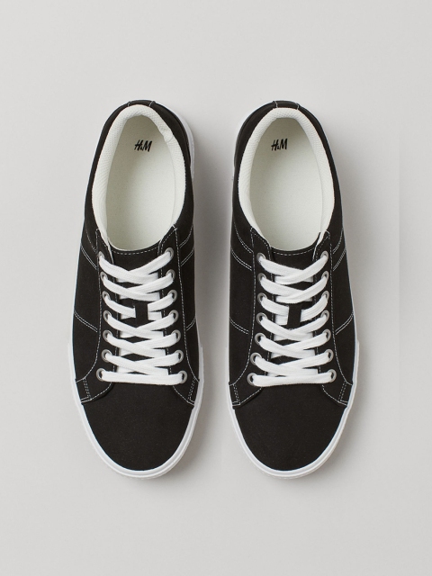 

H&M Imitation Men Black Suede Trainers