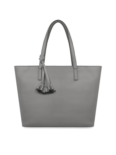 

Toteteca Grey Solid Shoulder Bag