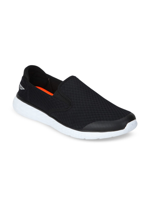 

Red Tape Men Black Textile Walking Shoes