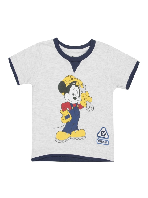 

Colt Boys Grey Printed V-Neck T-shirt