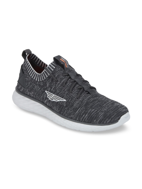 

Red Tape Men Grey Textile Walking Shoes