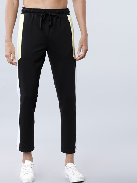 

Ecko Unltd Men Black & White Solid Slim-Fit Track Pants