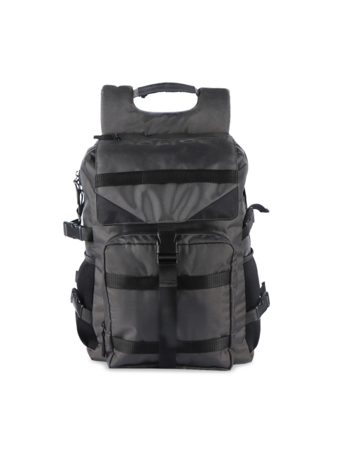

Police Unisex Grey Solid Aarron Stylish Premium Quality Backpack