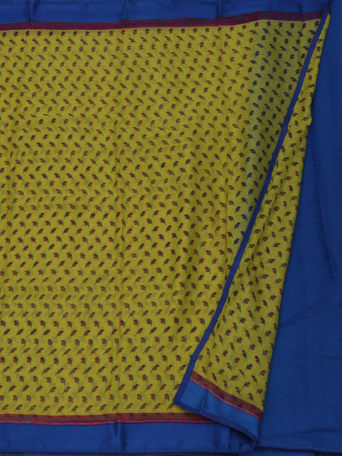 

Pothys Green & Blue Poly Georgette Printed Saree