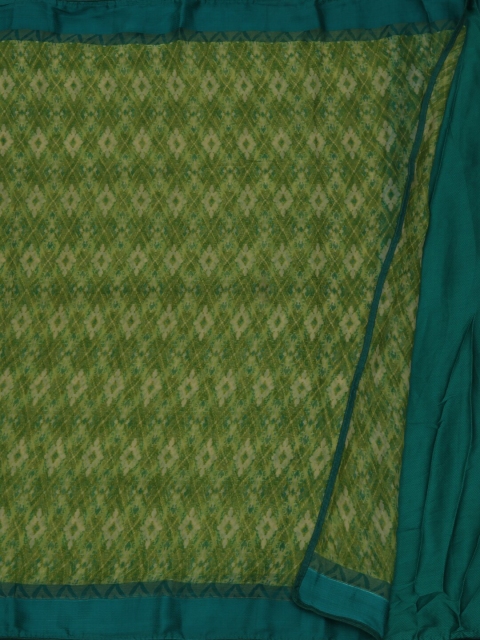 

Pothys Green Printed Poly Georgette Saree
