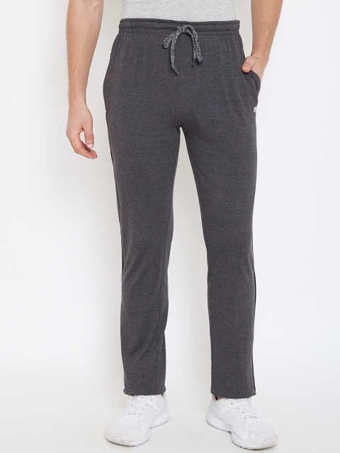 

NEVA Men Grey Solid Slim Fit Track Pants