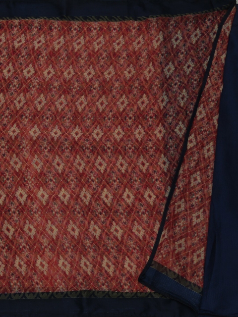 

Pothys Red & Beige Poly Georgette Printed Saree
