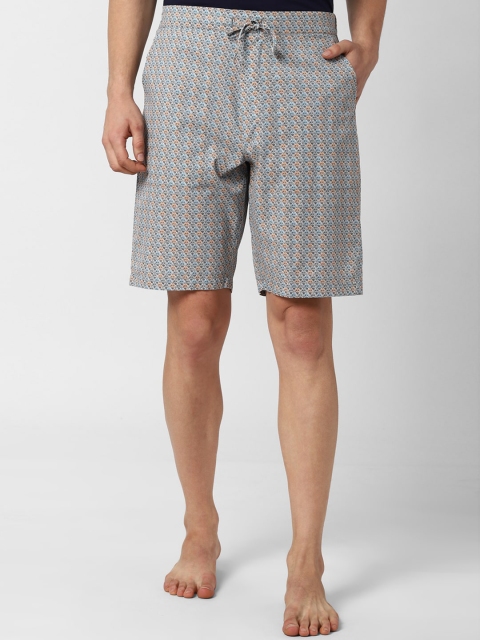 

Peter England Men Multicoloured Printed Lounge Shorts, Multi