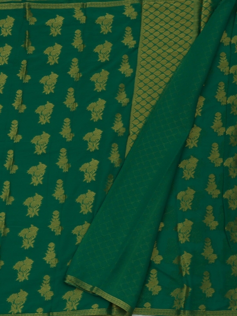 

Pothys Green Woven Design Poly Georgette Saree