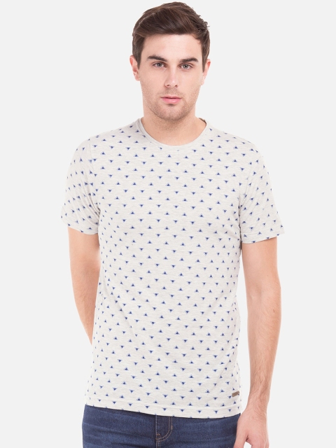 

Cherokee Men Grey Printed Round Neck T-shirt