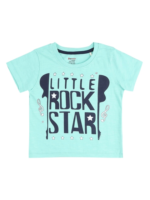 

Donuts Boys Blue Printed Round Neck T-shirt