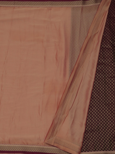 

Pothys Peach-Coloured Woven Design Poly Georgette Saree