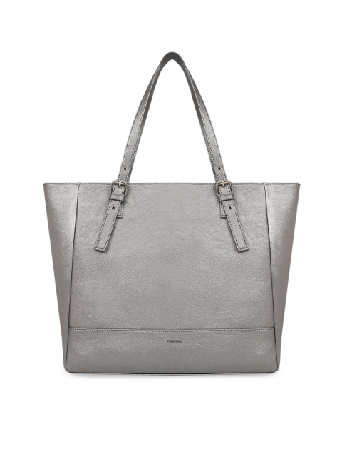 

Toteteca Silver-Toned Solid Shoulder Bag
