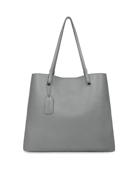 

Toteteca Grey Solid Shoulder Bag