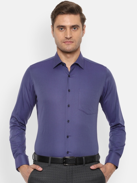 

Van Heusen Men Blue Slim Fit Solid Formal Shirt