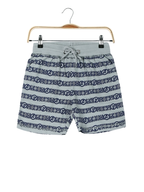

Colt Boys Grey Printed Regular Fit Shorts