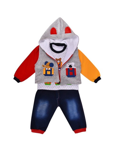 

Wish Karo Boys Multicoloured Clothing Set, Multi