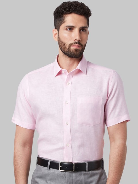 

Park Avenue Men Pink Regular Fit Solid Formal Shirt