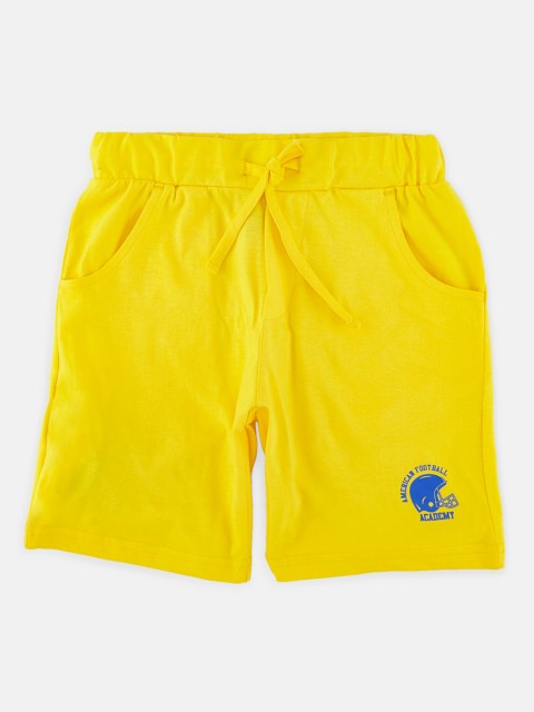 

CHALK by Pantaloons Boys Yellow Solid Regular Fit Regular Shorts