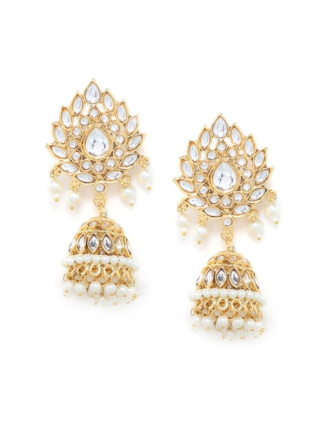 

Kairi Gold-Plated Dome Shaped Jhumkas
