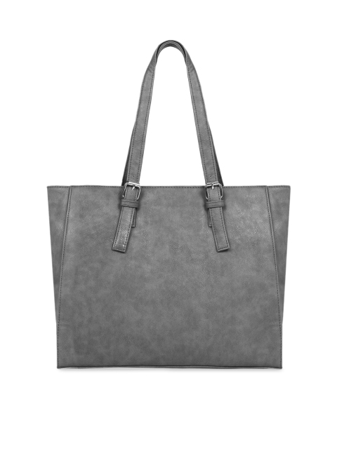 

Toteteca Grey Solid Shoulder Bag